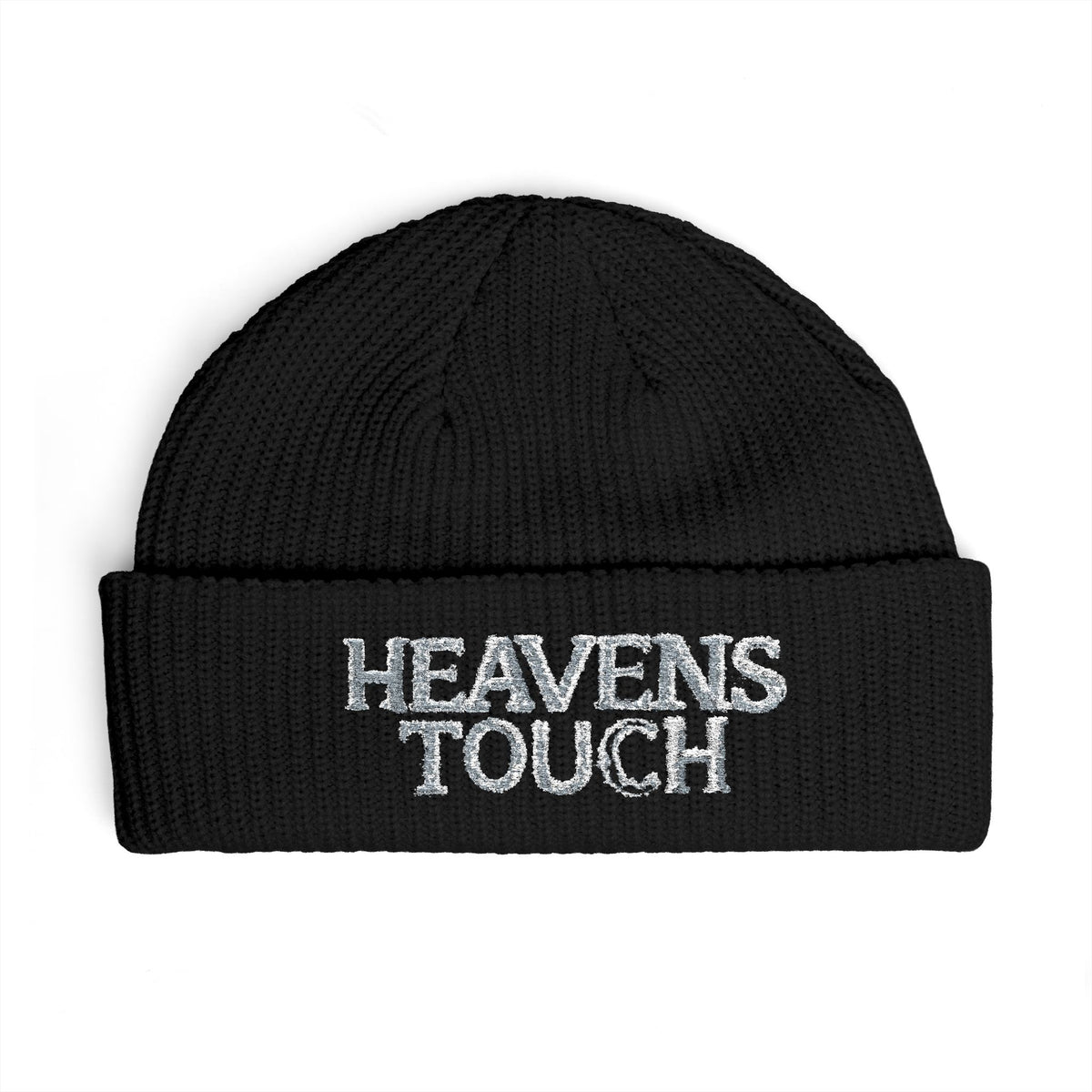 Heaven’s Touch Cuff Beanie – Inspirational Embroidered Winter Hat